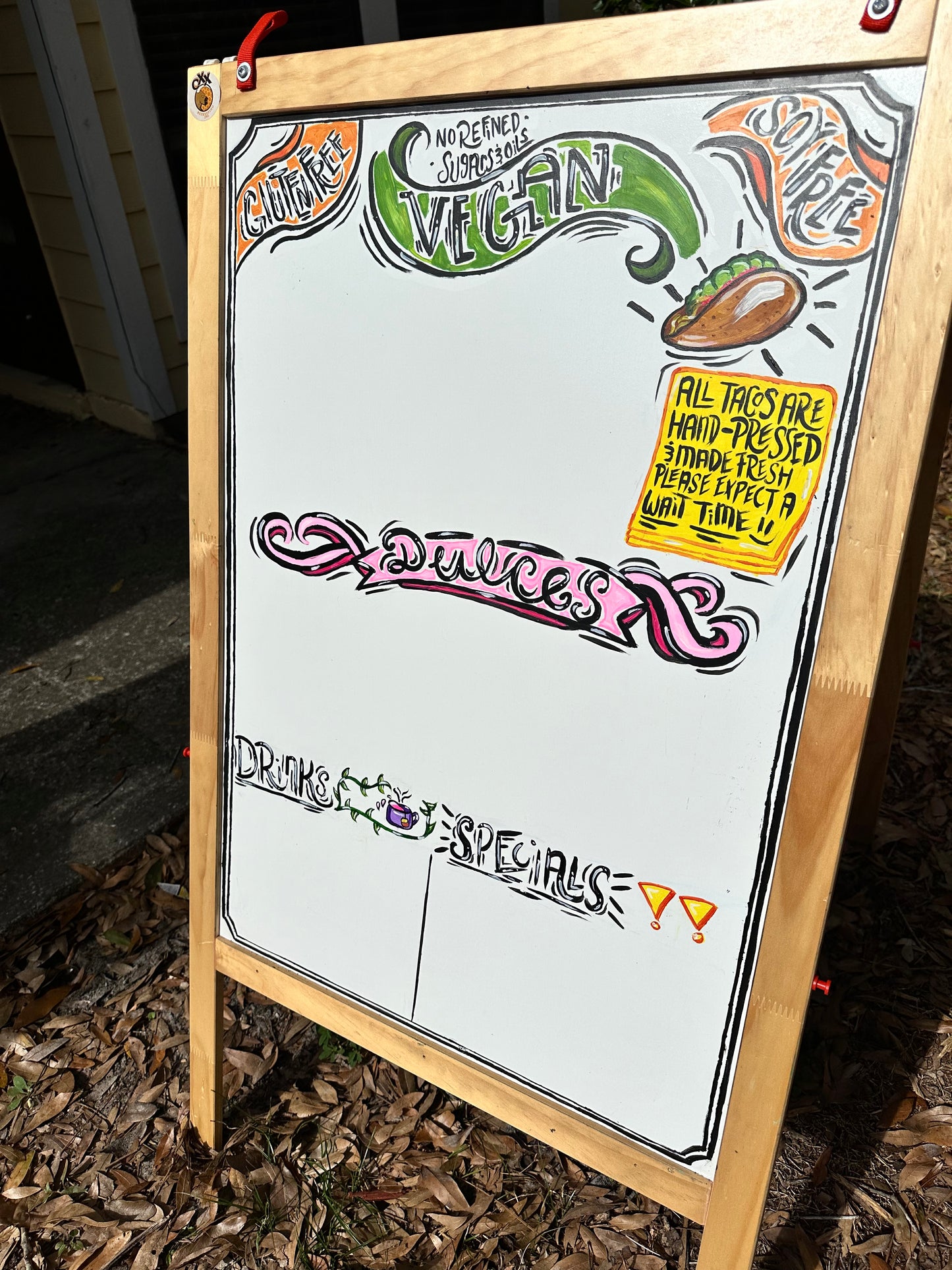 TUME sign Front & Back