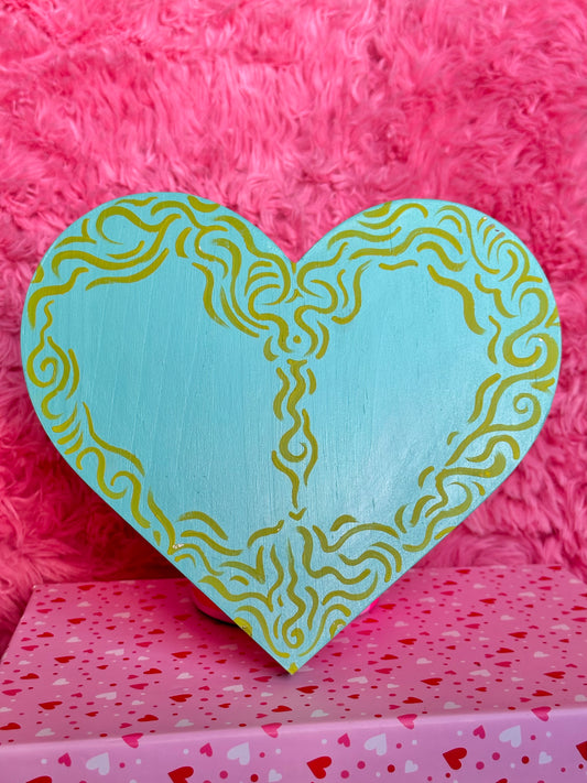 Blue & Green Fantasy Heart