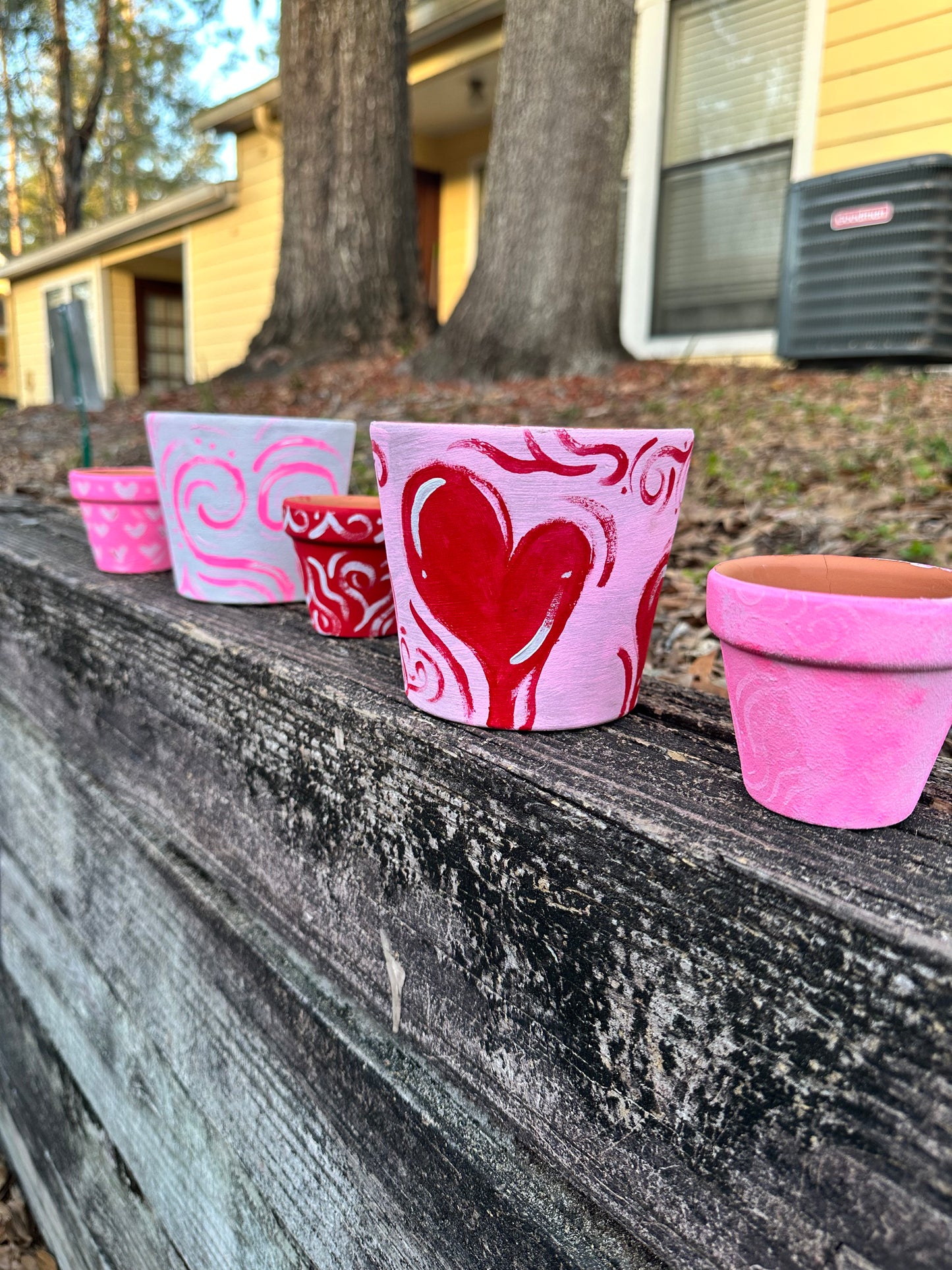 Valentine’s Day pots