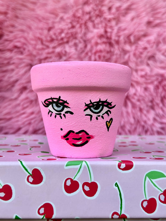 Pretty Face Mini Pots